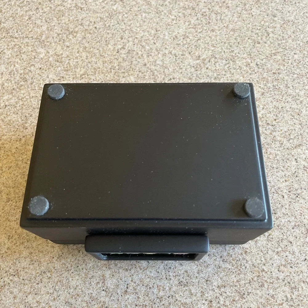Black Jewelry Box with Colorful Symbols